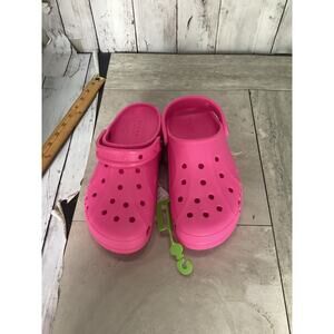Crocs 10126-6QQ Baya Clogs Electric Pink US Size 8 Women
